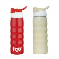 H2O Stainless Steel Water Bottle 600ml SB162